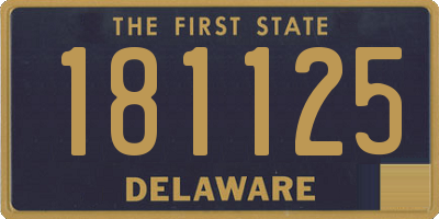 DE license plate 181125