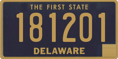 DE license plate 181201