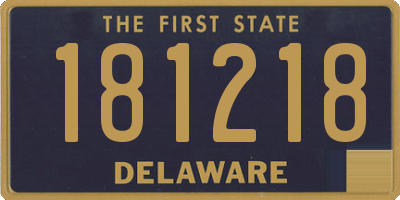 DE license plate 181218