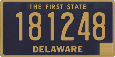 DE license plate 181248