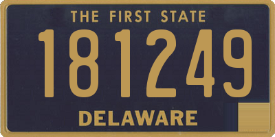 DE license plate 181249