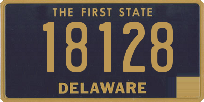 DE license plate 18128