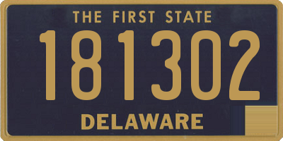 DE license plate 181302