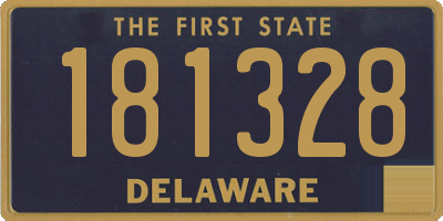 DE license plate 181328