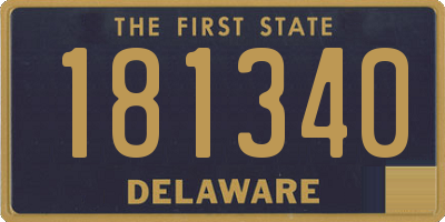 DE license plate 181340