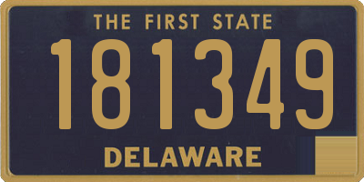 DE license plate 181349