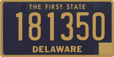 DE license plate 181350