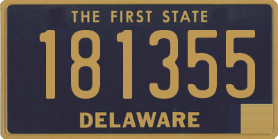 DE license plate 181355