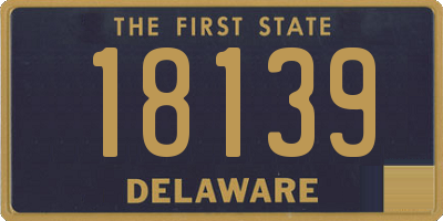 DE license plate 18139