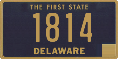 DE license plate 1814