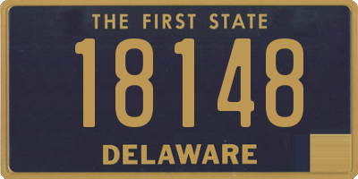 DE license plate 18148