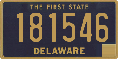 DE license plate 181546