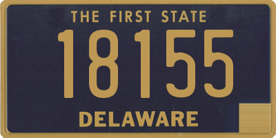 DE license plate 18155