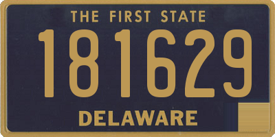 DE license plate 181629