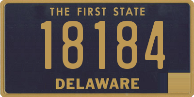 DE license plate 18184