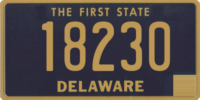 DE license plate 18230