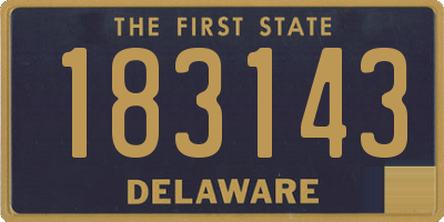 DE license plate 183143