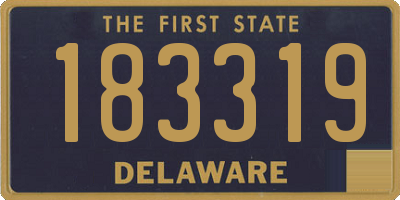 DE license plate 183319