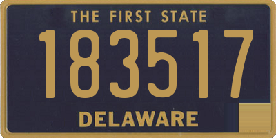 DE license plate 183517
