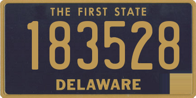 DE license plate 183528