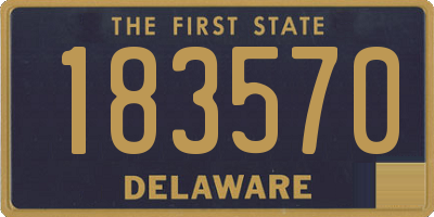 DE license plate 183570