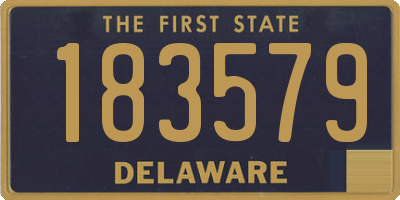 DE license plate 183579