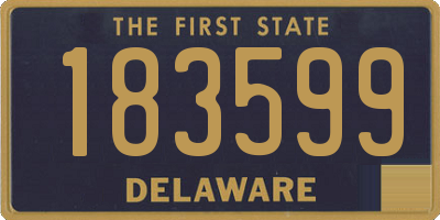 DE license plate 183599