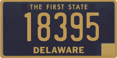 DE license plate 18395