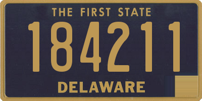 DE license plate 184211