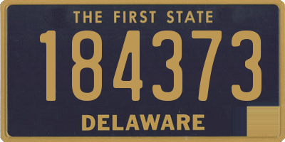 DE license plate 184373