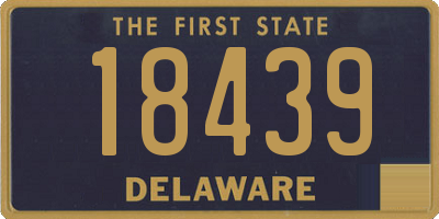 DE license plate 18439