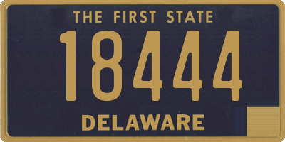 DE license plate 18444