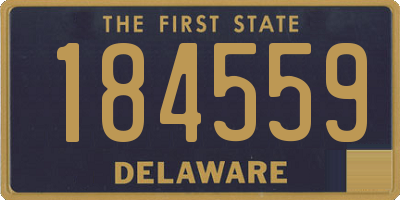 DE license plate 184559