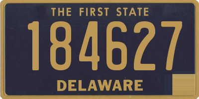 DE license plate 184627