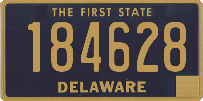 DE license plate 184628