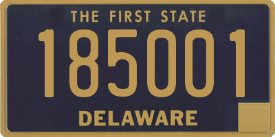 DE license plate 185001