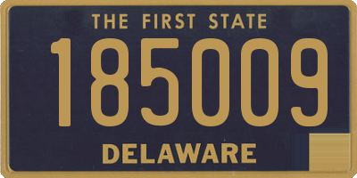 DE license plate 185009