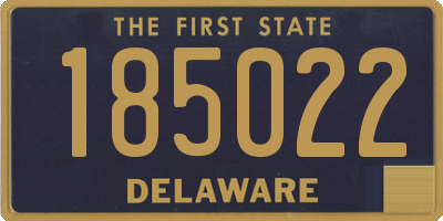 DE license plate 185022