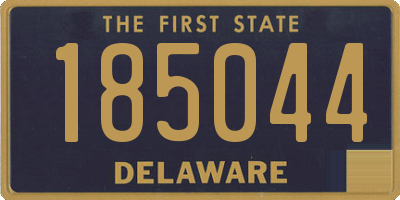 DE license plate 185044