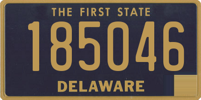 DE license plate 185046