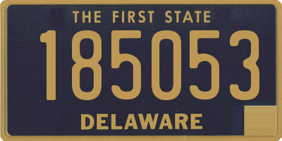 DE license plate 185053