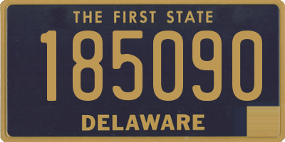 DE license plate 185090