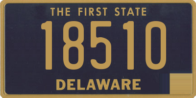 DE license plate 18510