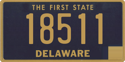 DE license plate 18511