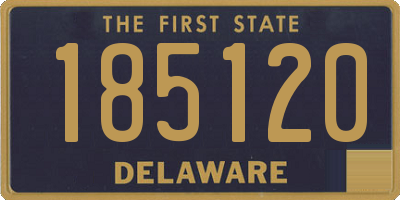 DE license plate 185120