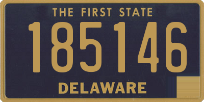 DE license plate 185146