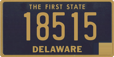 DE license plate 18515