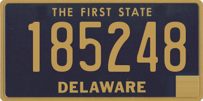 DE license plate 185248