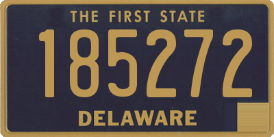 DE license plate 185272