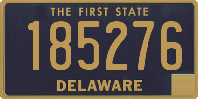 DE license plate 185276